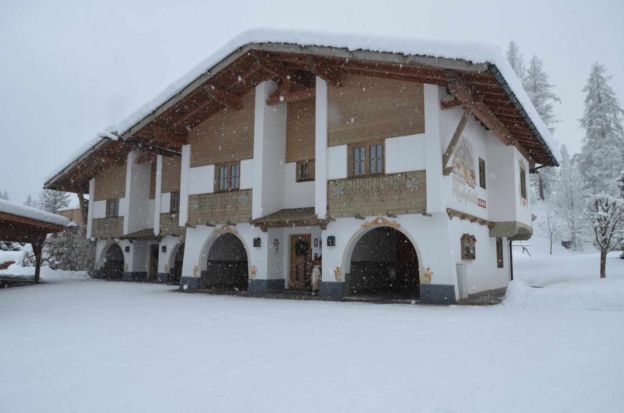 Ferienhaus Kirchplatzl Leutasch Bagian luar foto