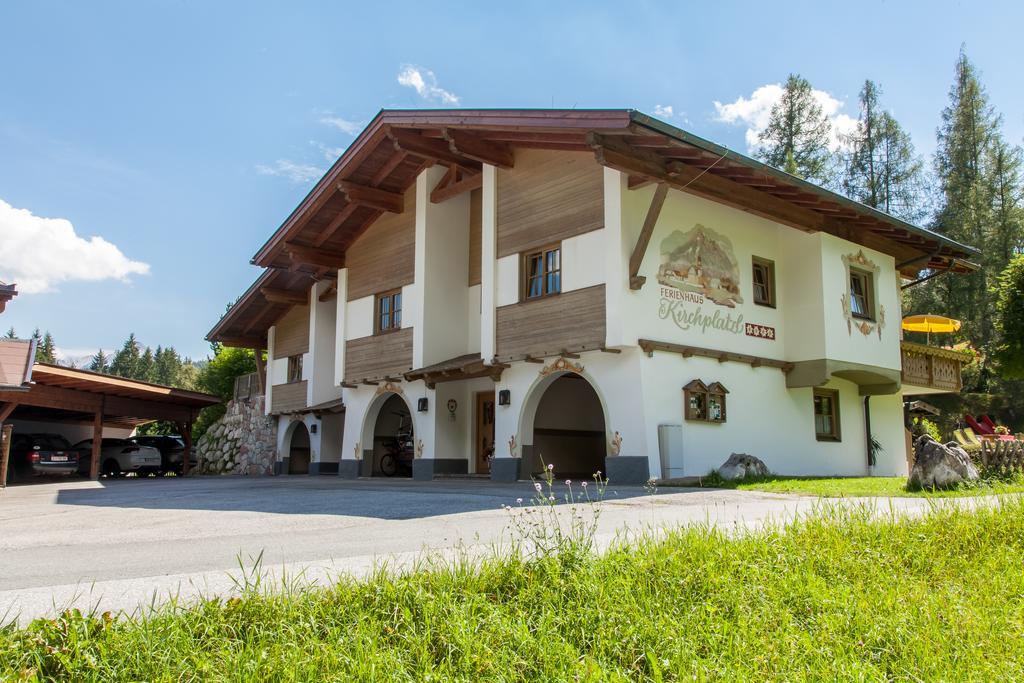 Ferienhaus Kirchplatzl Leutasch Bagian luar foto